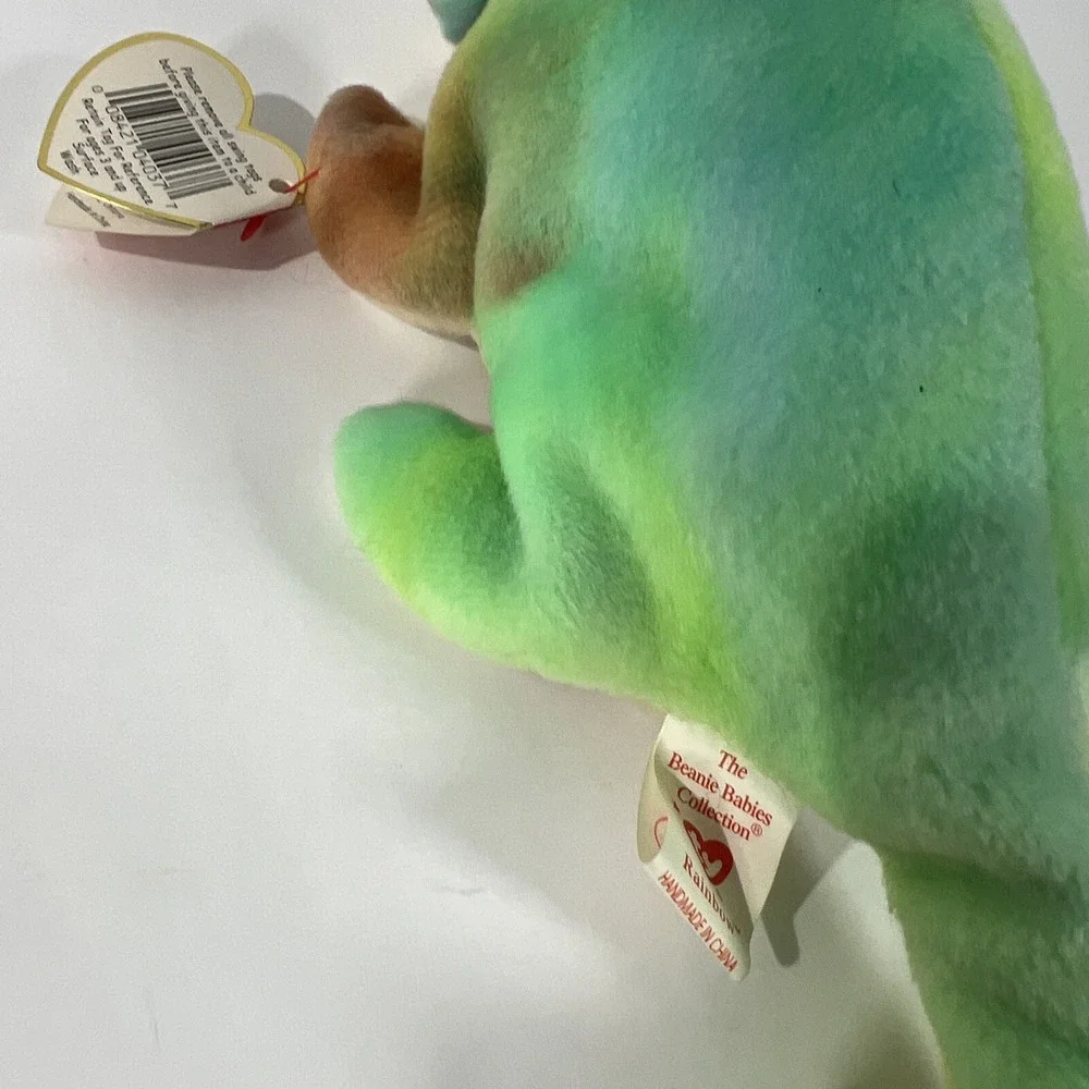 Ty Beanie Baby 9‎ inch Rainbow The Chameleon 1997 With Tag